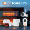 LETcare Pro ระบบรักษาความปลอดภัยอัจฉริยะสำหรับบ้านและอาคาร ครอบคลุมด้วยกล้อง AI, สัญญาณกันขโมย และระบบแจ้งเตือน 24 ชั่วโมง