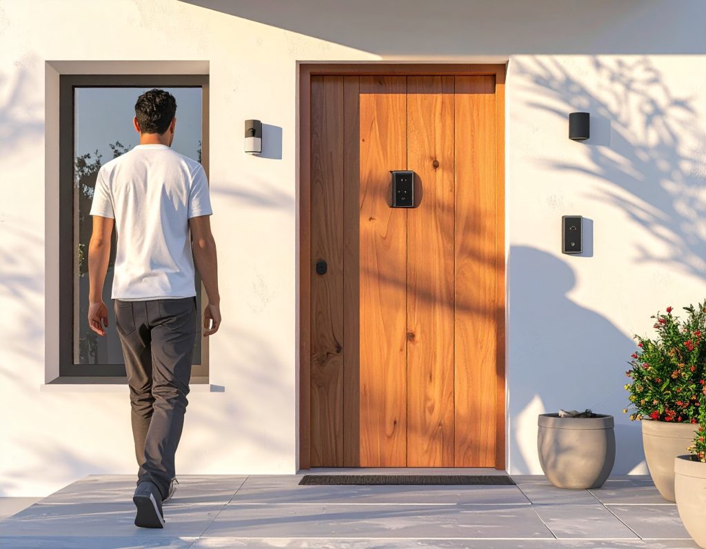 ระบบสัญญาณกันขโมยติดตั้งบริเวณประตูบ้าน เพิ่มความปลอดภัยตลอด 24 ชั่วโมง