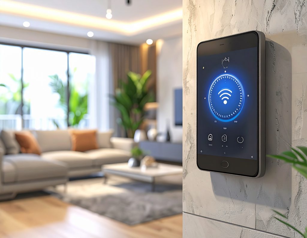 แผงควบคุมระบบสัญญาณกันขโมยในบ้าน พร้อมการแจ้งเตือนผ่านมือถือ