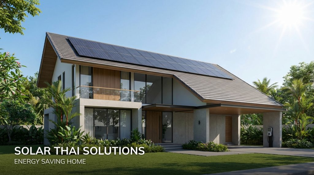 ติดโซล่าเซลล์บ้าน ช่วยลดค่าไฟและใช้พลังงานสะอาด