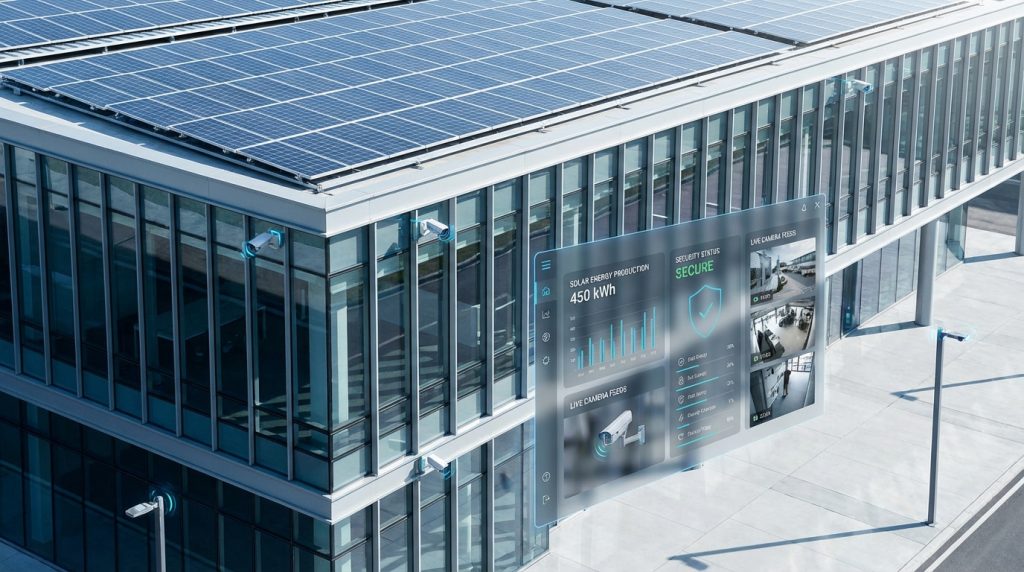 โซลาร์พร้อมระบบกล้อง AI เพิ่มความปลอดภัยให้ธุรกิจ
